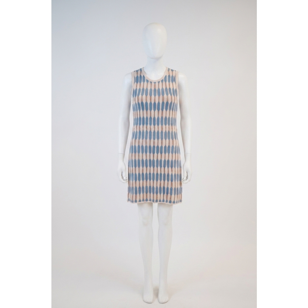 NEW ALLISON NEW YORK nikki dress in ivory/blue